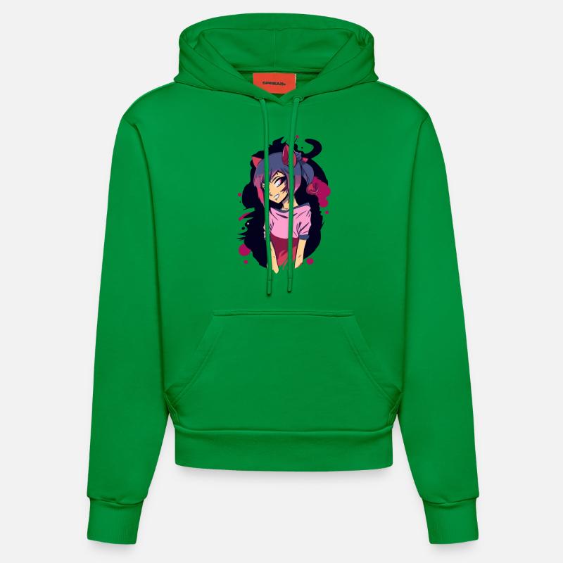 Cosplay - Sweat à capuche bio ajusté fabriqué en UE - City Green