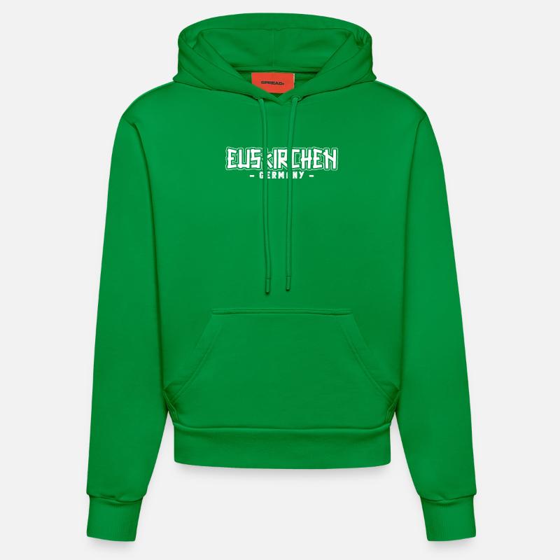 Euskirchenerin Euskirchener Euskirchen - Organic Fitted Hoodie Made in EU - City Green