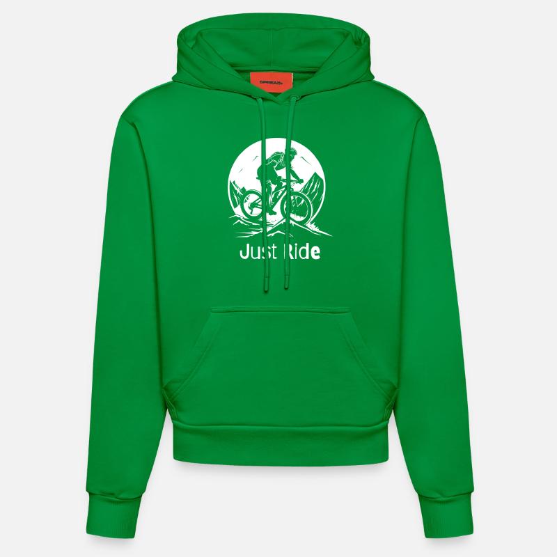 VTT facile - Sweat à capuche bio ajusté fabriqué en UE - City Green