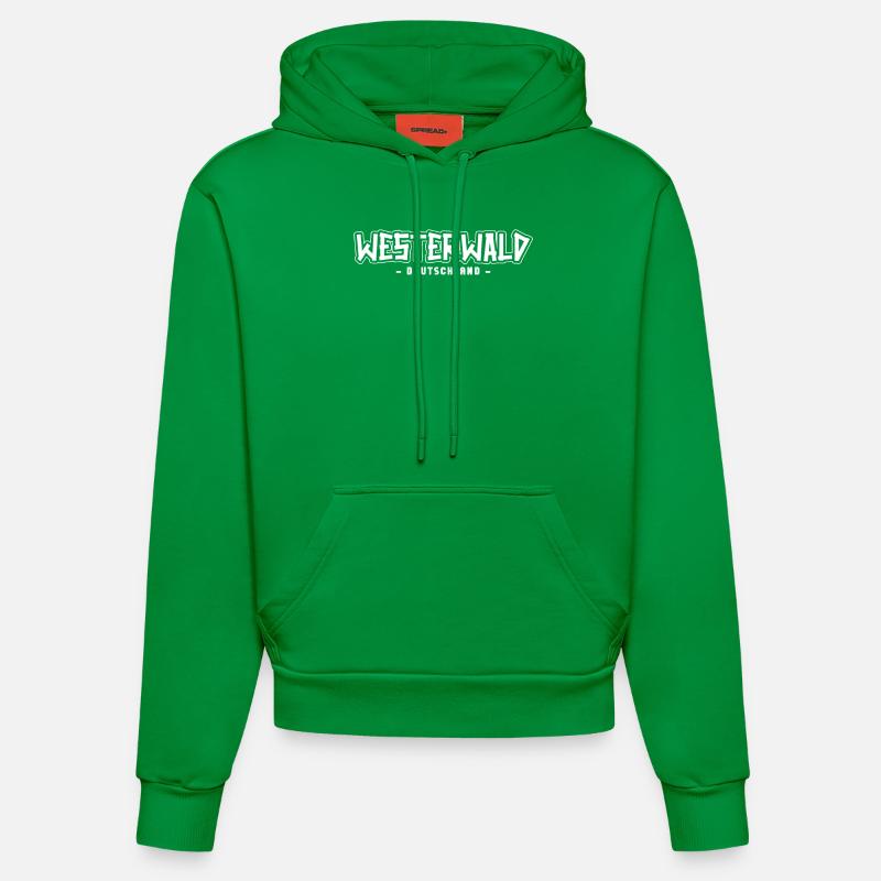 Westerwald - Sweat à capuche bio ajusté fabriqué en UE - City Green
