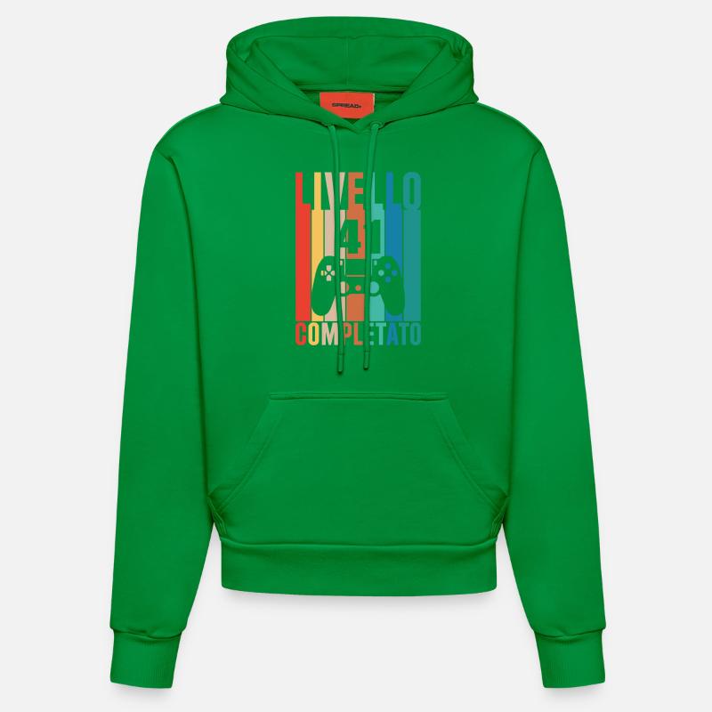 Niveau 41 - Sweat à capuche bio ajusté fabriqué en UE - City Green