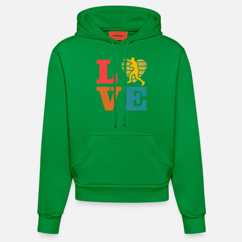 Boxe - Sweat à capuche bio ajusté fabriqué en UE - City Green
