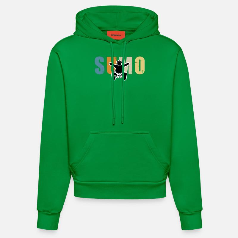 Sumo - Sweat à capuche bio ajusté fabriqué en UE - City Green