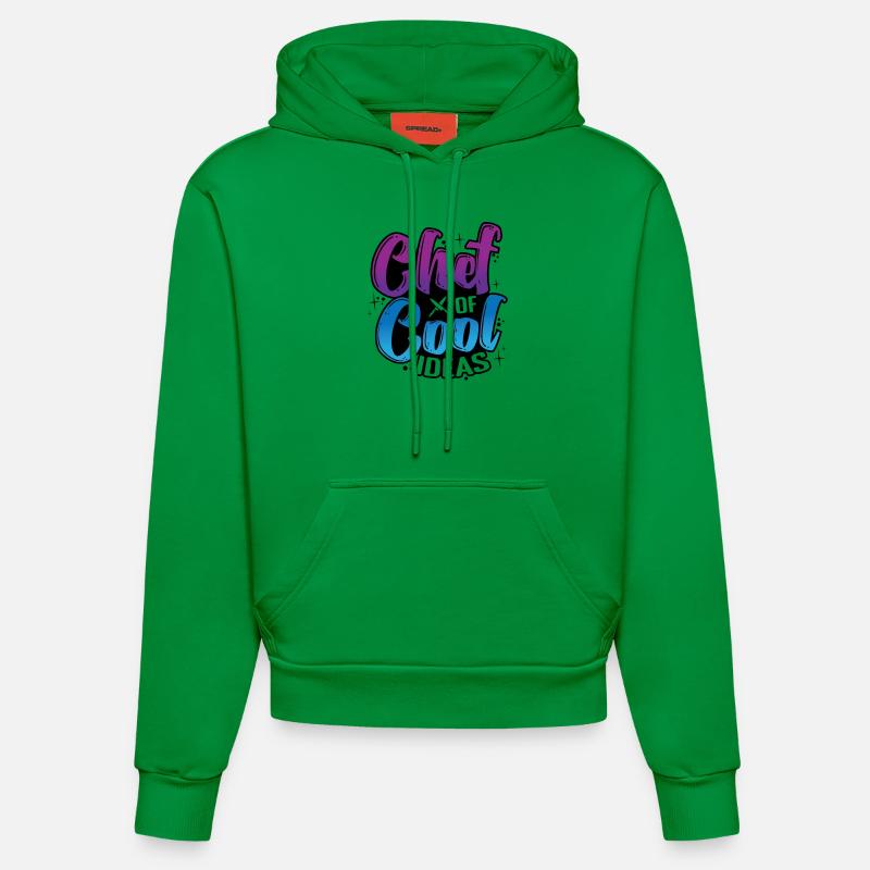 Chef d’idées cool - Sweat à capuche bio ajusté fabriqué en UE - City Green