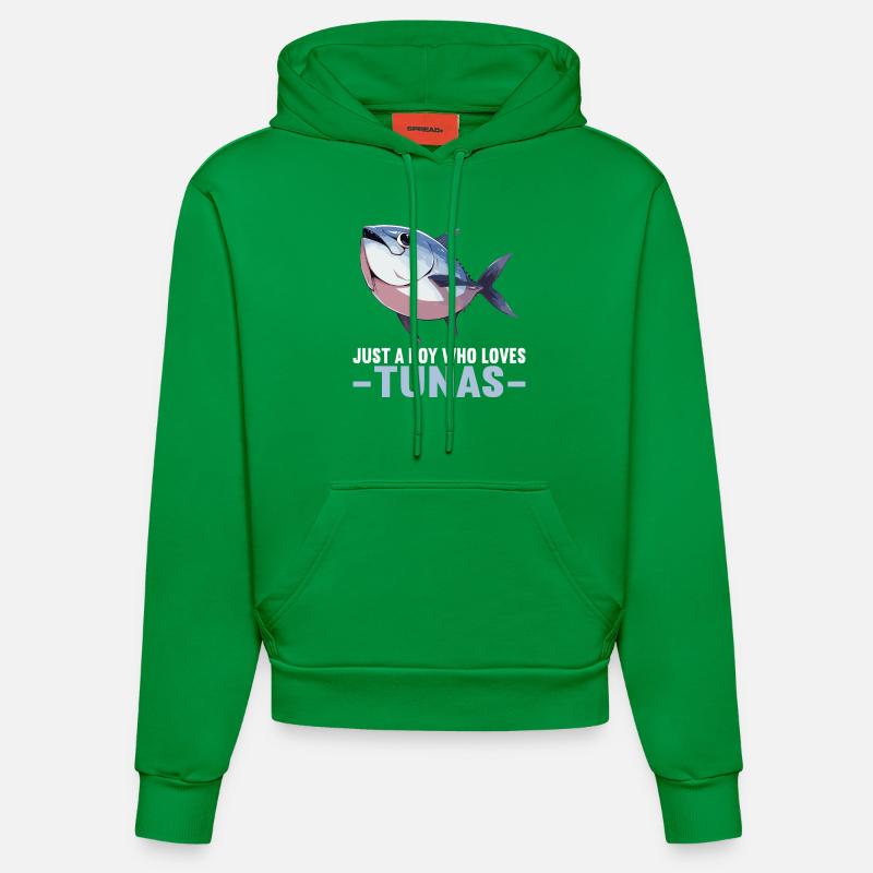 Thon Thunfische Thunfisch - Sweat à capuche bio ajusté fabriqué en UE - City Green