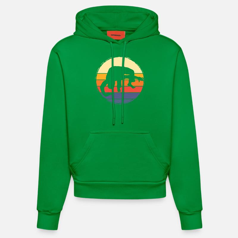 Capoeira - Sweat à capuche bio ajusté fabriqué en UE - City Green