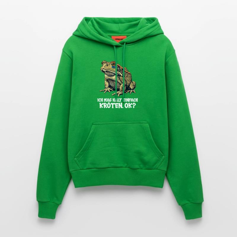 Toad Toads Toad Organic Fitted Hoodie Made in EU