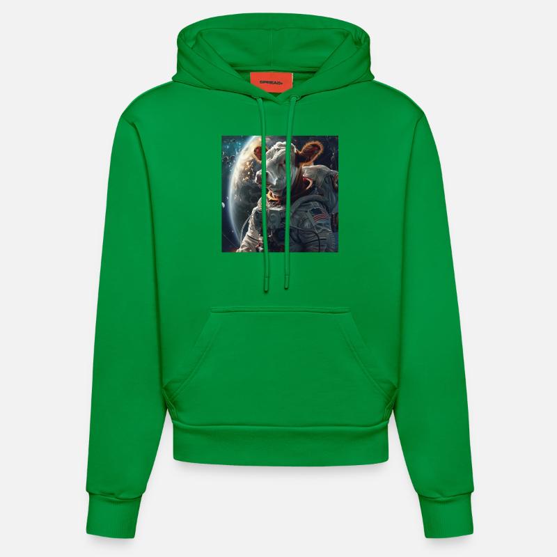 Vache - Sweat à capuche bio ajusté fabriqué en UE - City Green