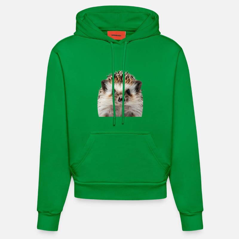Hérisson - Sweat à capuche bio ajusté fabriqué en UE - City Green