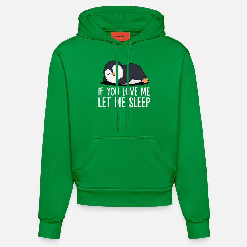 Pingouin Pingouin Animal - Sweat à capuche bio ajusté fabriqué en UE - City Green