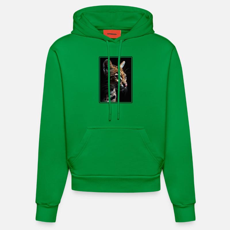 Ocelots Ocelot - Sweat à capuche bio ajusté fabriqué en UE - City Green