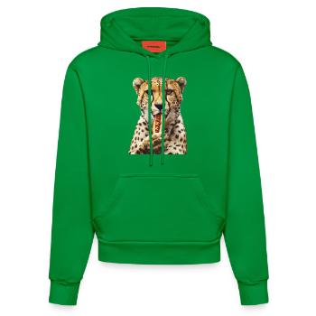 Gepard - Organic Fitted Hoodie Made in EU - City Green - Vorne