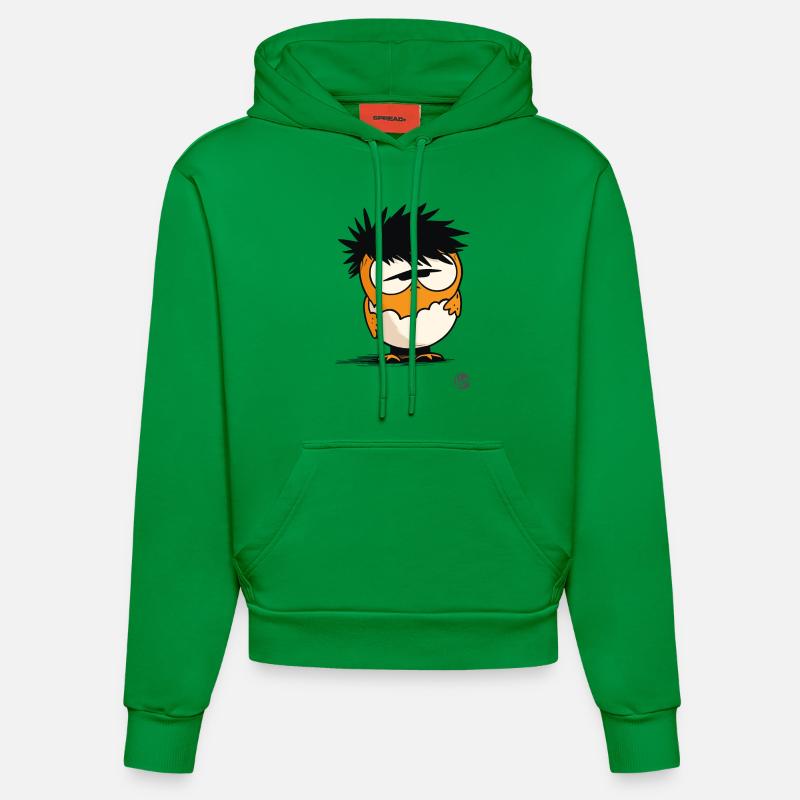 Né désintéressé : poussin nouveau-né - Sweat à capuche bio ajusté fabriqué en UE - City Green