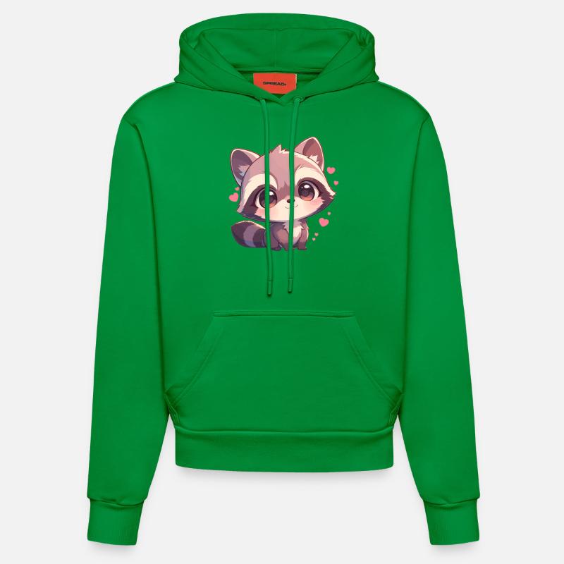 Ratons laveurs Raton laveur - Sweat à capuche bio ajusté fabriqué en UE - City Green