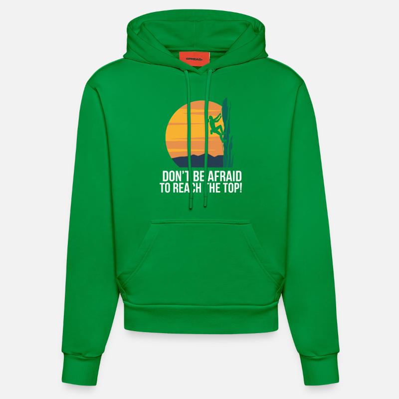 ESCALADE - Sweat à capuche bio ajusté fabriqué en UE - City Green