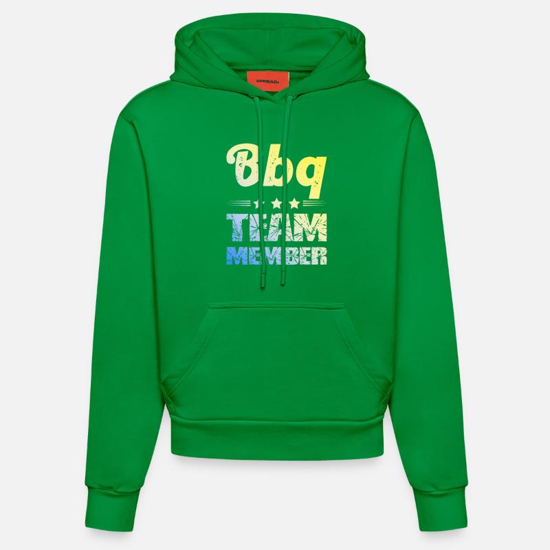 Équipe de barbecue - Sweat à capuche bio ajusté fabriqué en UE - City Green