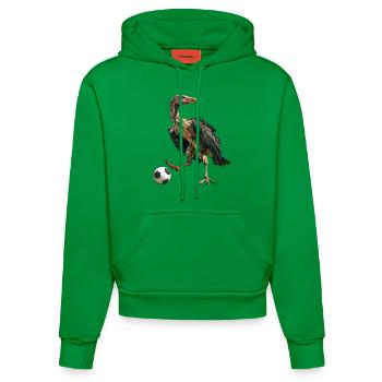 Geier - Organic Fitted Hoodie Made in EU - City Green - Vorne