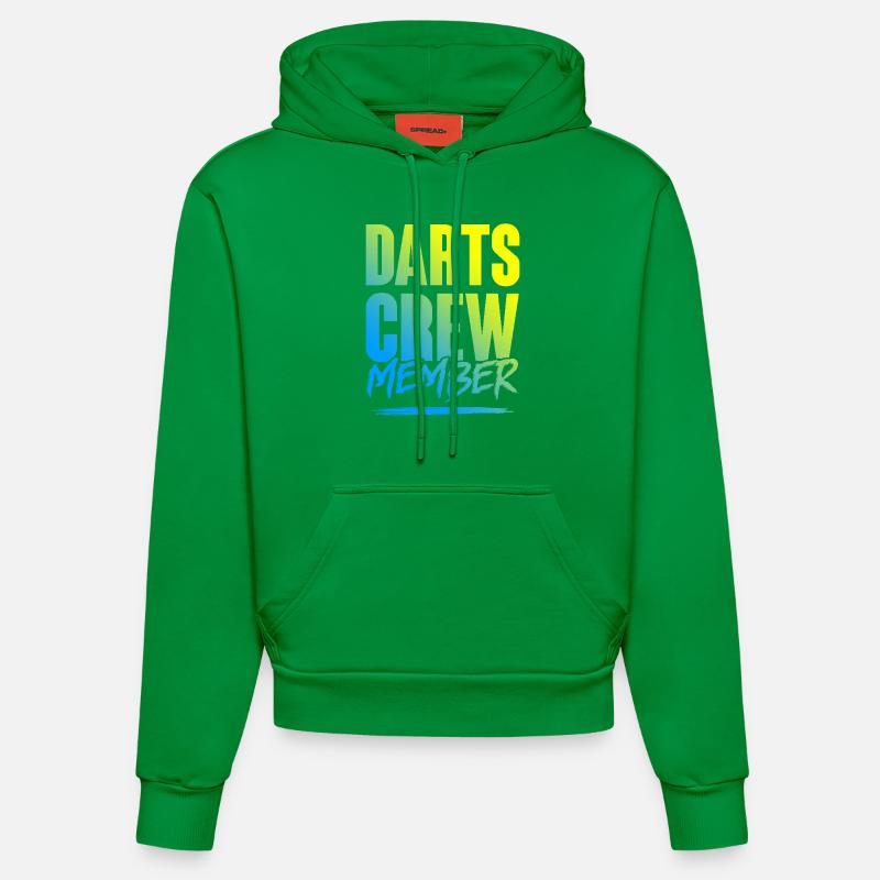 Équipe de fléchettes - Sweat à capuche bio ajusté fabriqué en UE - City Green