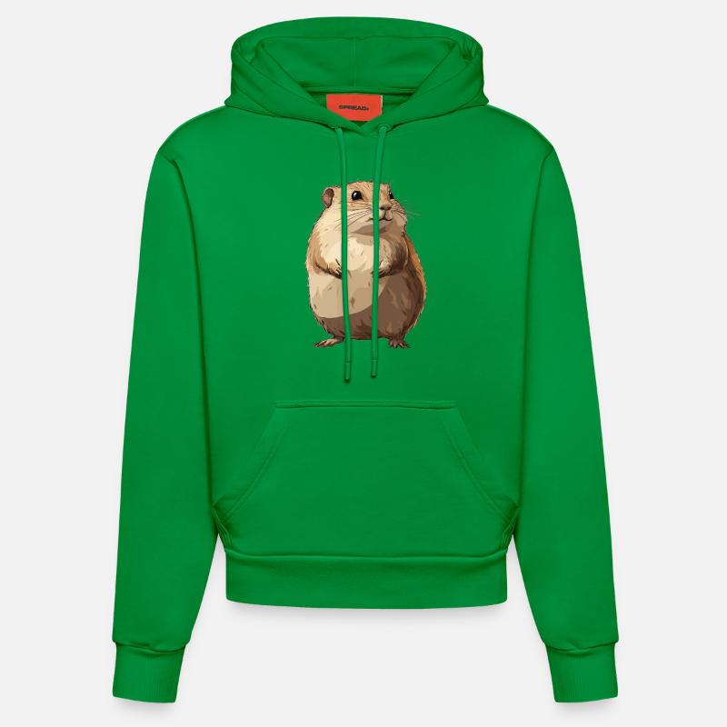 Lemmings Lemming - Sweat à capuche bio ajusté fabriqué en UE - City Green