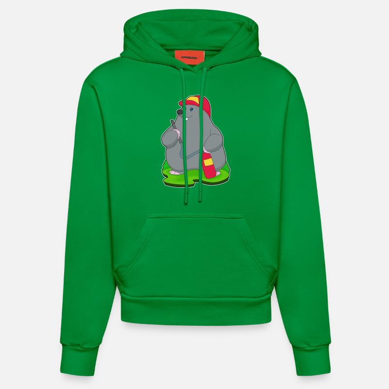 Extincteur de pompier taupe - Sweat à capuche bio ajusté fabriqué en UE - City Green