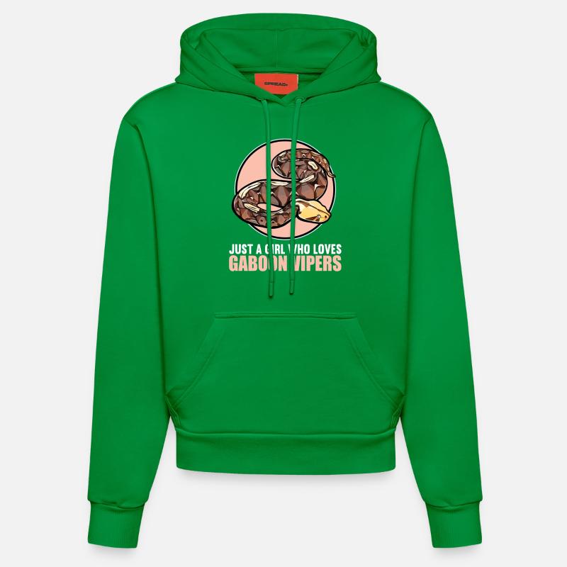 Gabon Vipers Gabon Vipers - Sweat à capuche bio ajusté fabriqué en UE - City Green