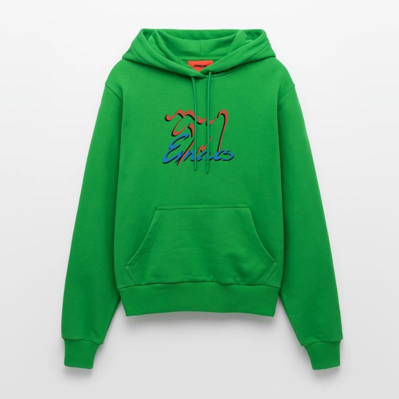 Emacs Programmierung Linux Organic Fitted Hoodie Made in EU