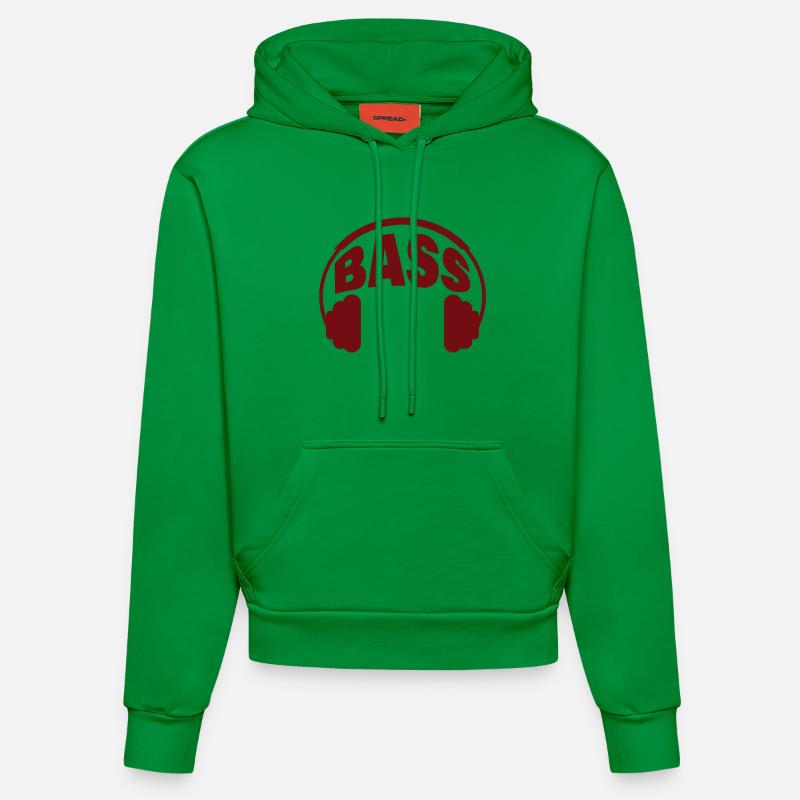 Basse - Sweat à capuche bio ajusté fabriqué en UE - City Green