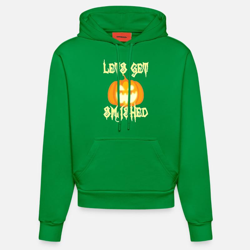 Halloween: Let 's Get Smashed - Sweat à capuche bio ajusté fabriqué en UE - City Green
