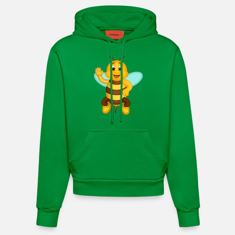 Le HAPBEE - Sweat à capuche bio ajusté fabriqué en UE - City Green