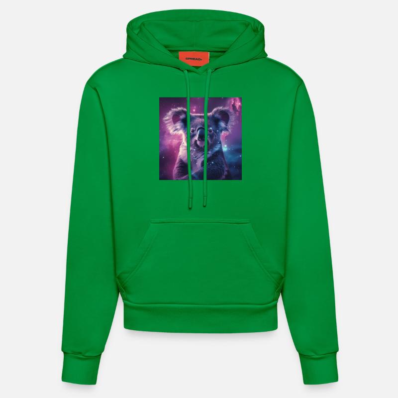 Koala - Sweat à capuche bio ajusté fabriqué en UE - City Green