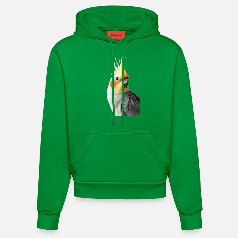 Calopsitte - Sweat à capuche bio ajusté fabriqué en UE - City Green