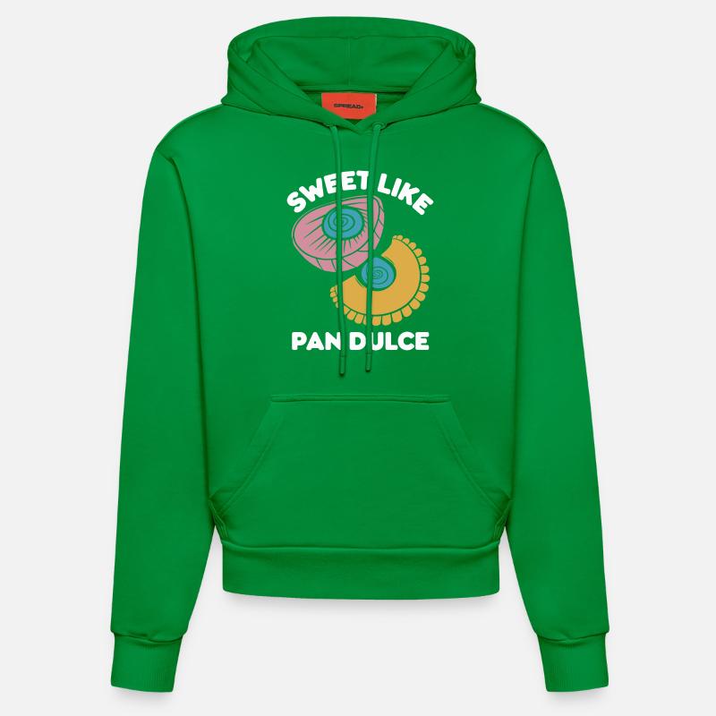 Design mignon pour Pan Dulce - Sweat à capuche bio ajusté fabriqué en UE - City Green