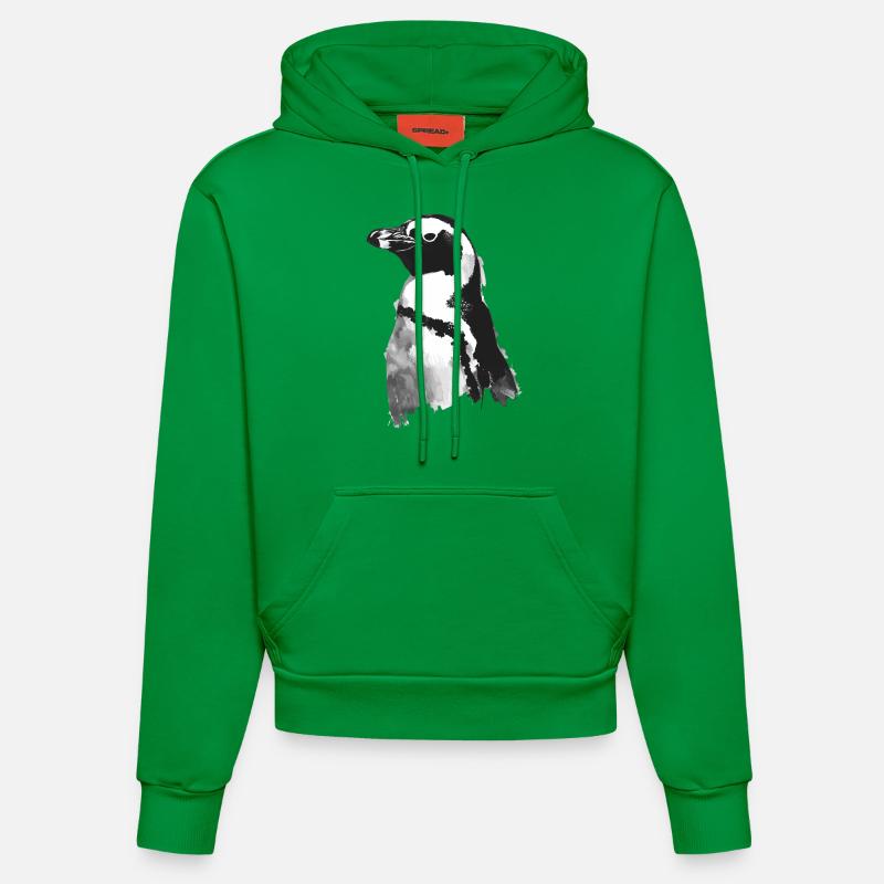 Pingouin - Sweat à capuche bio ajusté fabriqué en UE - City Green