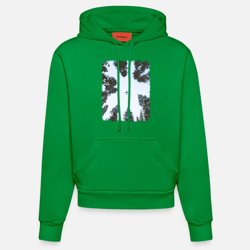Forêt - Sweat à capuche bio ajusté fabriqué en UE - City Green