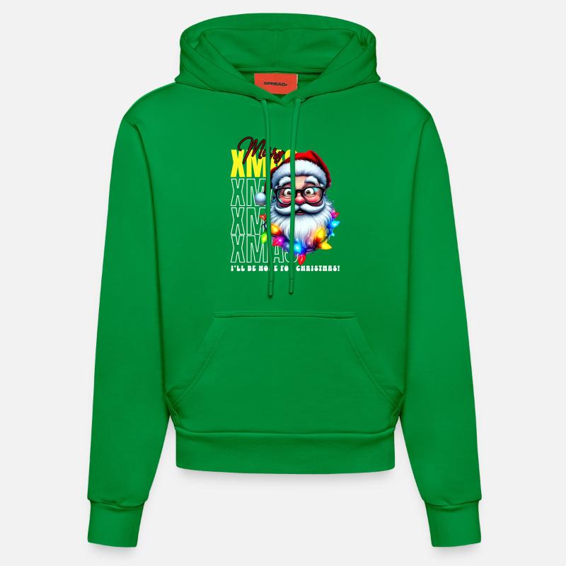 Noël Joyeux Noël Saint-Nicolas - Sweat à capuche bio ajusté fabriqué en UE - City Green