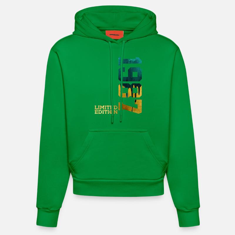 39E ANNIVERSAIRE ÉDITION LIMITÉE 1987 - Sweat à capuche bio ajusté fabriqué en UE - City Green