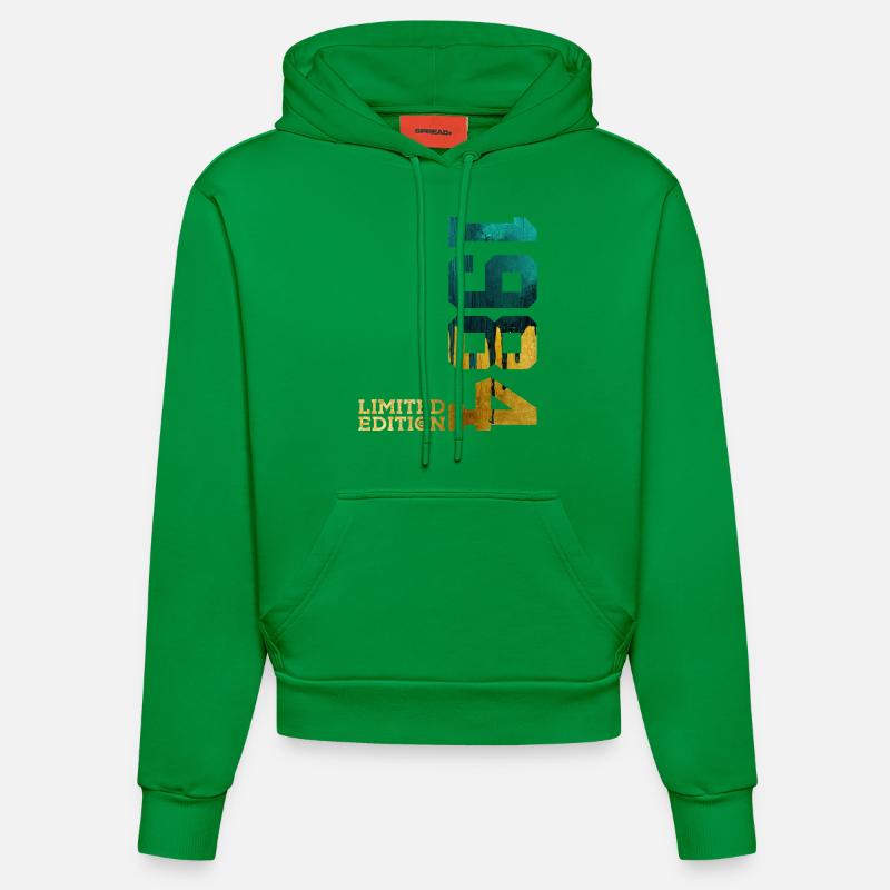 42E ANNIVERSAIRE ÉDITION LIMITÉE 1984 - Sweat à capuche bio ajusté fabriqué en UE - City Green
