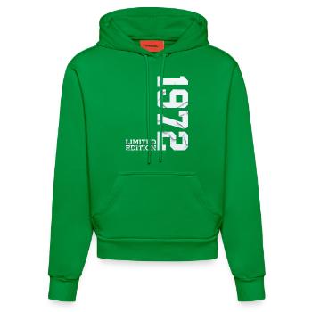 54E ANNIVERSAIRE ÉDITION LIMITÉE 1972 - Sweat à capuche bio ajusté fabriqué en UE - City Green - Devant