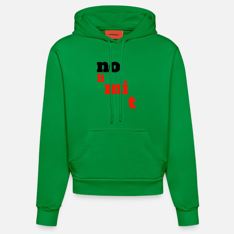 no limit - Sweat à capuche bio ajusté fabriqué en UE - City Green