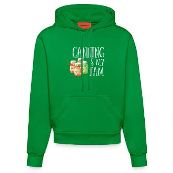 Canning Is My Jam - Organic Fitted Hoodie Made in EU - City Green - Front