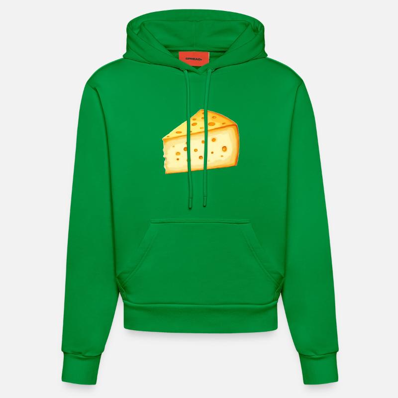 Fromage - Sweat à capuche bio ajusté fabriqué en UE - City Green