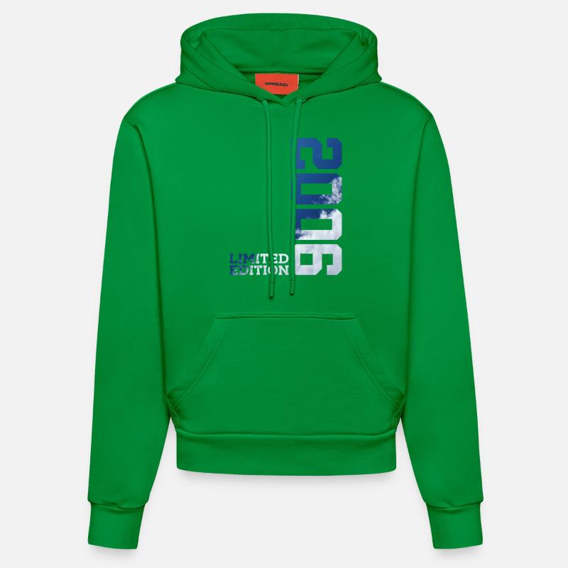 ÉDITION LIMITÉE 2006 ANNIVERSAIRE - Sweat à capuche bio ajusté fabriqué en UE - City Green