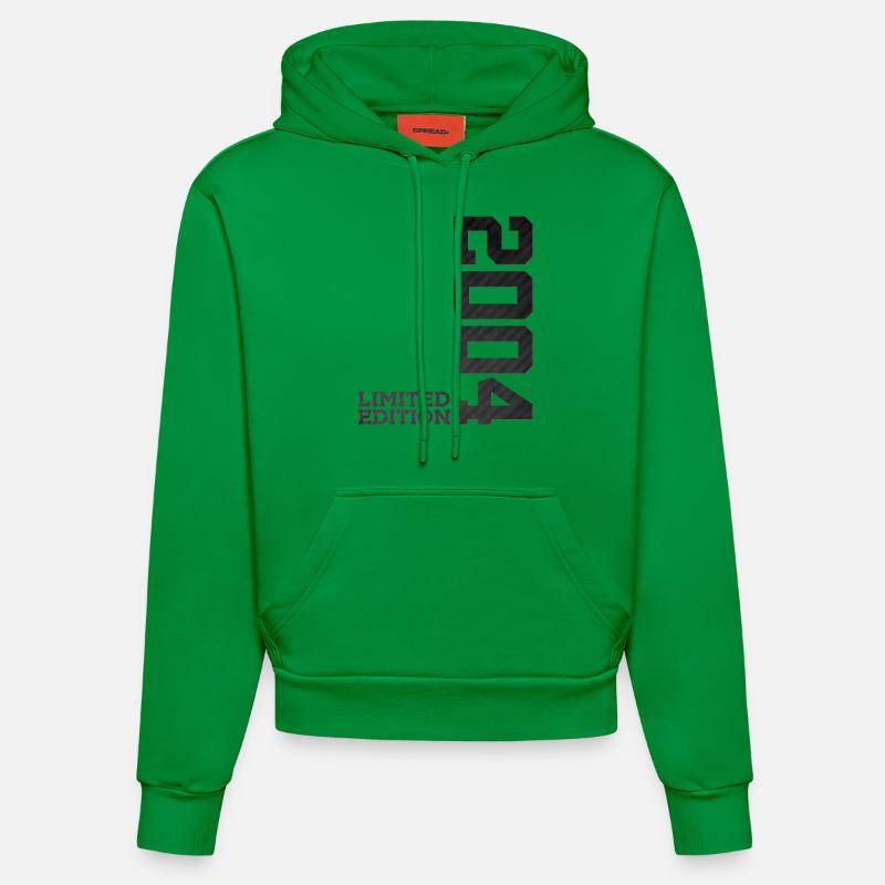 22E ANNIVERSAIRE ÉDITION LIMITÉE 2004 - Sweat à capuche bio ajusté fabriqué en UE - City Green