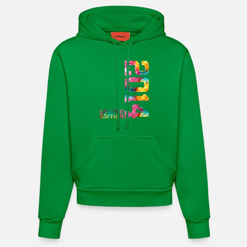 12E ANNIVERSAIRE ÉDITION LIMITÉE 2014 - Sweat à capuche bio ajusté fabriqué en UE - City Green