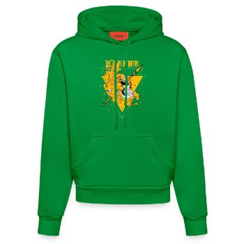 Der Krieger - Organic Fitted Hoodie Made in EU - City Green - Vorne