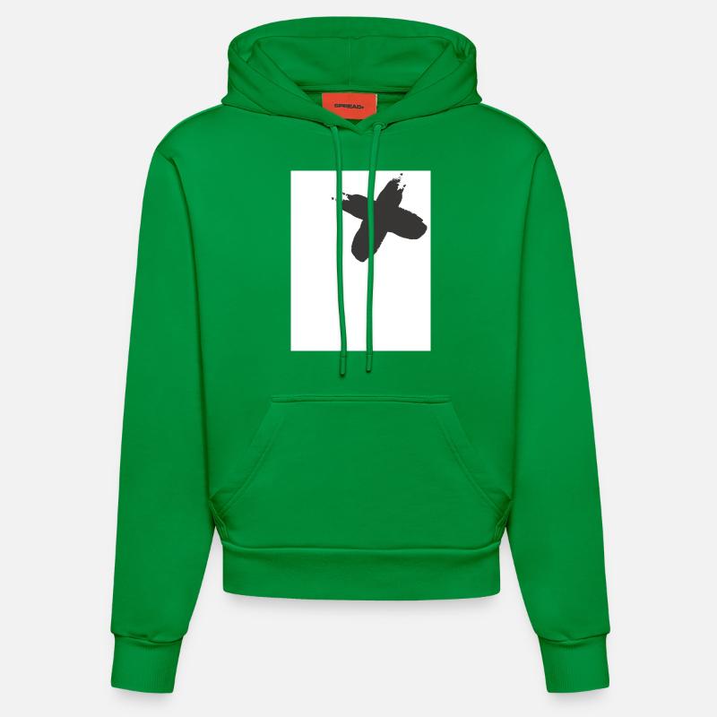 Recto N - Sweat à capuche bio ajusté fabriqué en UE - City Green