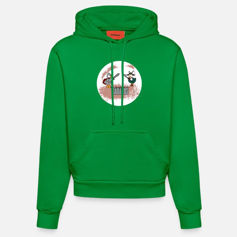 Conflit de canard - Sweat à capuche bio ajusté fabriqué en UE - City Green