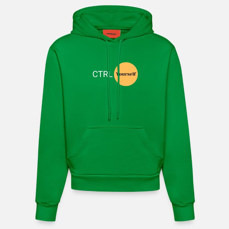 CTRL Vous-même - Sweat à capuche bio ajusté fabriqué en UE - City Green