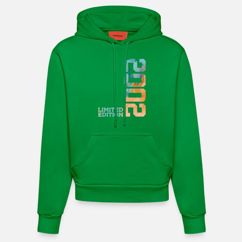 24E ANNIVERSAIRE ÉDITION LIMITÉE 2002 - Sweat à capuche bio ajusté fabriqué en UE - City Green