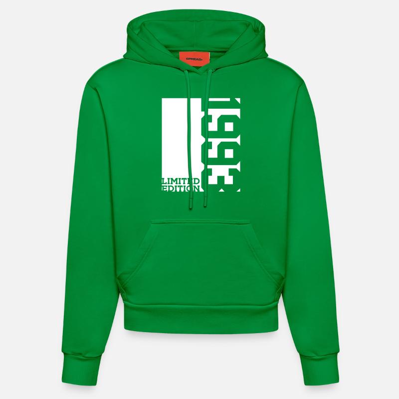 33E ANNIVERSAIRE ÉDITION LIMITÉE 1993 - Sweat à capuche bio ajusté fabriqué en UE - City Green